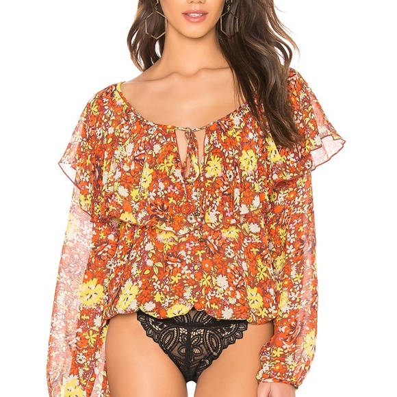 Free People Tops - NWT Free People Say it to Me Floral Bodysuit